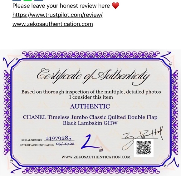 ❌ SOLD ❌ CHANEL JUMBO CLASSIC FLAP IN LAMBSKIN - Picture 13 of 13